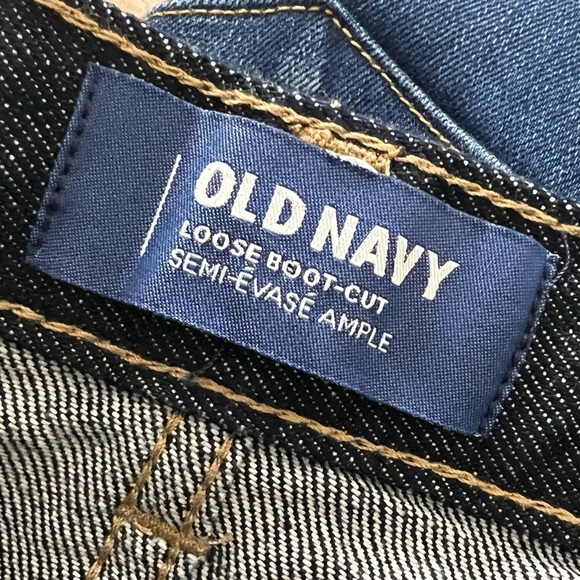 Old Navy Boys size 16 loose boot cut jeans adjustable waist - Picture 5 of 6